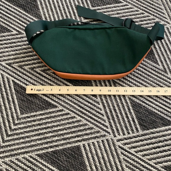 The North Face Fanny Pack hip pack crossbody bag brown label leather cordura - Picture 11 of 11